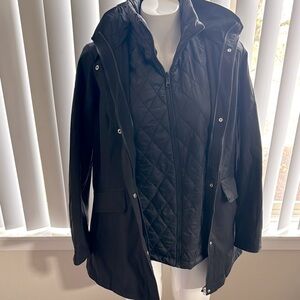 Women's Black Quilted Jacket